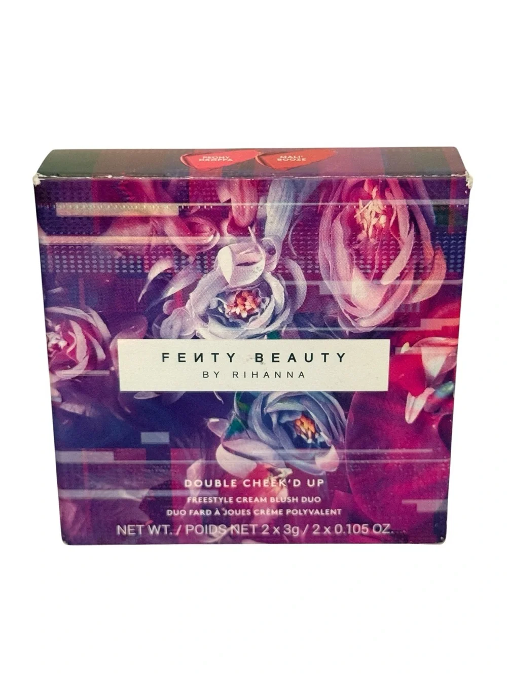 Fenty Beauty Double Cheek’d Up Cream Blush Duo Peony Droppa Mali’ Booze New